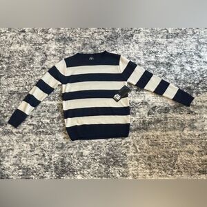 Striped Navy and White sweater
